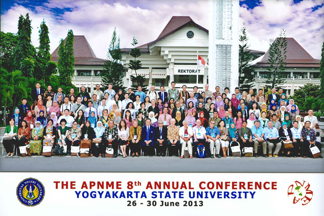 APNME 8th Annual Confernece - Yogyakarta State University - 26 to 30 June 2013