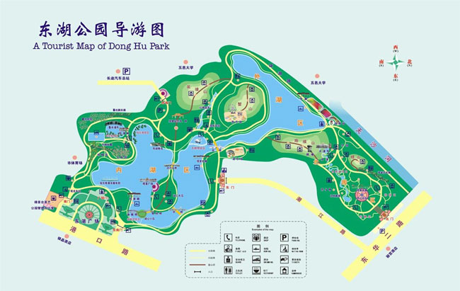 East Lake Park Tourist Map